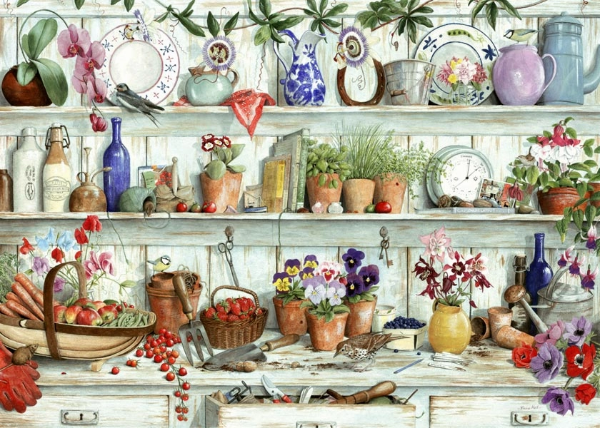 Posies & Produce - BIG 500 Piece Jigsaw Puzzle
