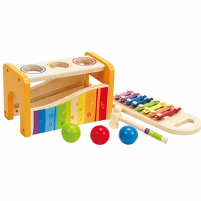 Pound and Tap Bench with Slide Out Xylophone Hape