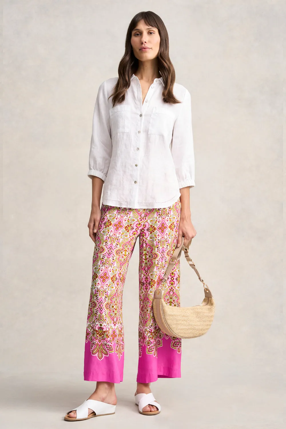 Printed 7/8 Pant - Moroccan Tile Print