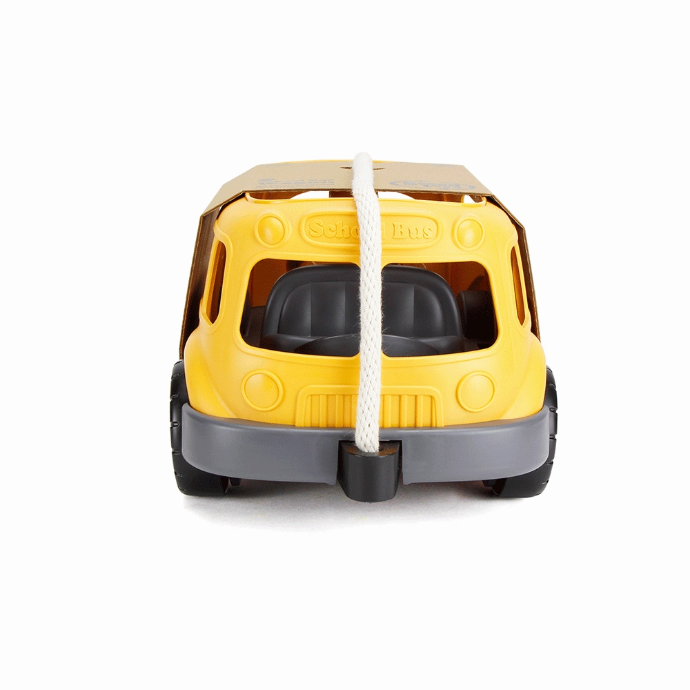 Pull Along School Bus Wagon