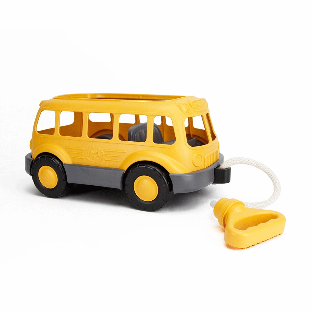 Pull Along School Bus Wagon