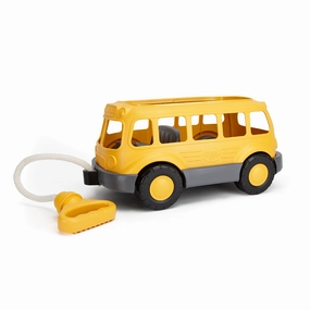 Pull Along School Bus Wagon