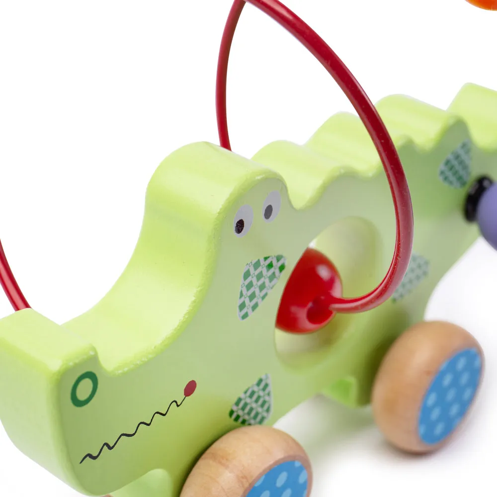 Push Along Crocodile Bead Frame