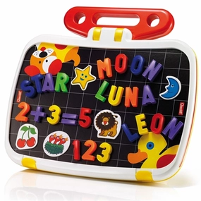 Quercetti Combi ABC   123 - Magnetic Tablet with Letters and Numbers
