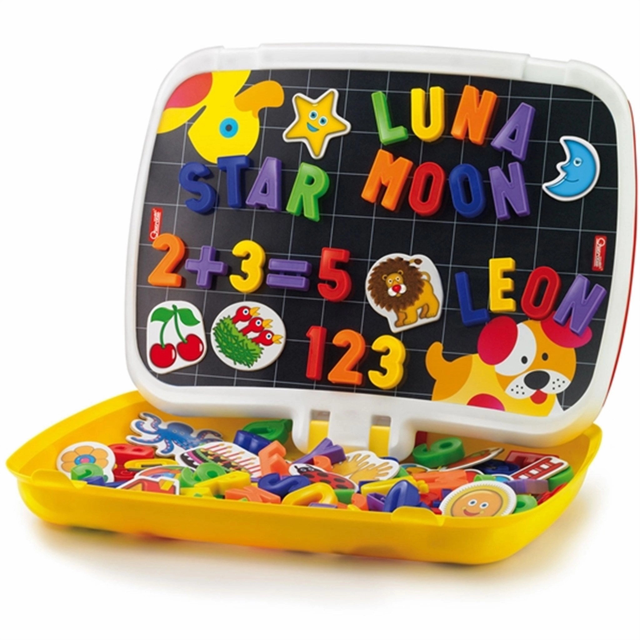 Quercetti Combi ABC   123 - Magnetic Tablet with Letters and Numbers