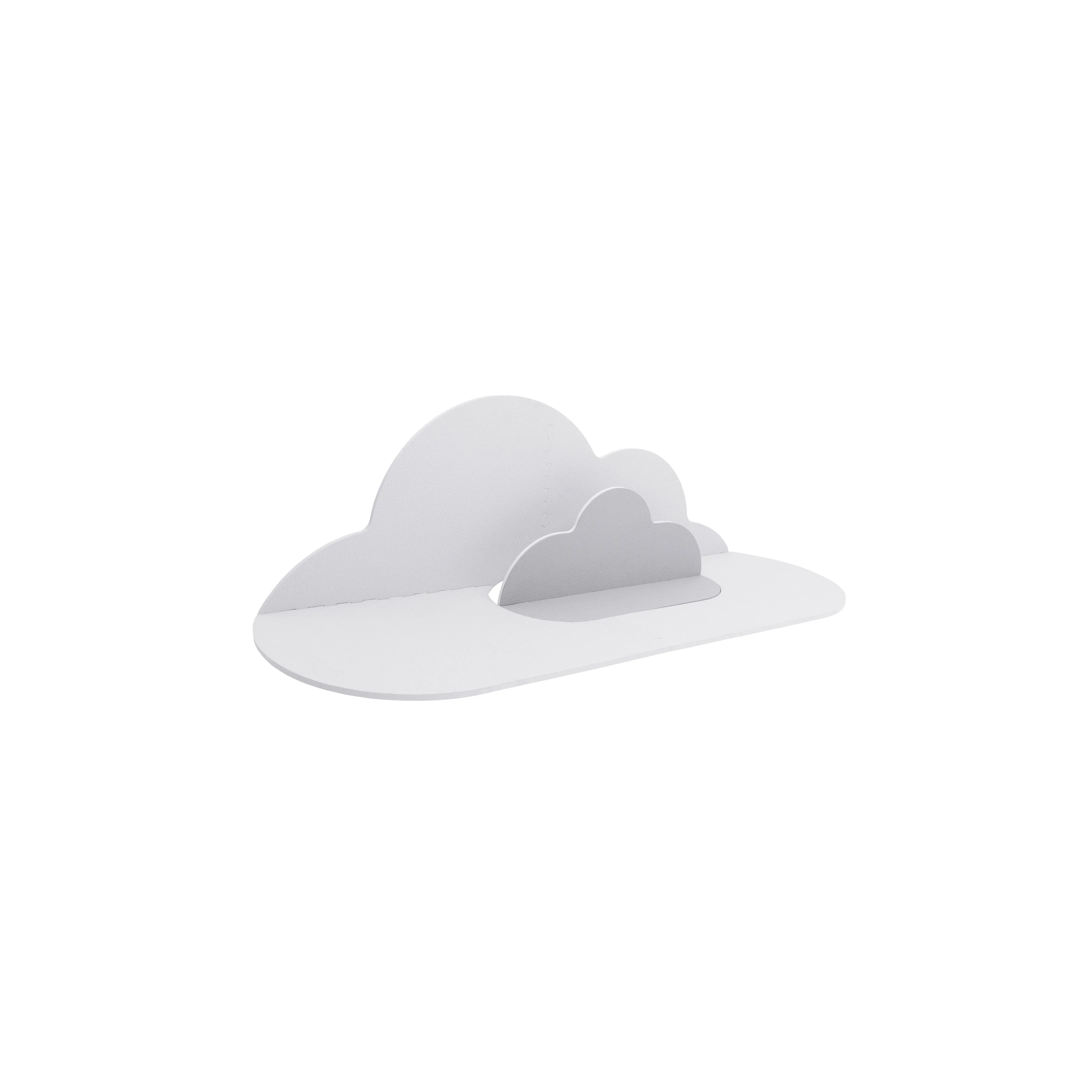 Quut Playmat - Head In The Clouds (S - 145 x 90cm) - Pearl Grey