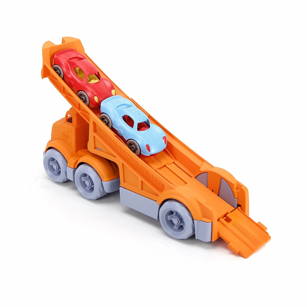 Racing Truck with 2 Race Cars - DAMAGED BOX