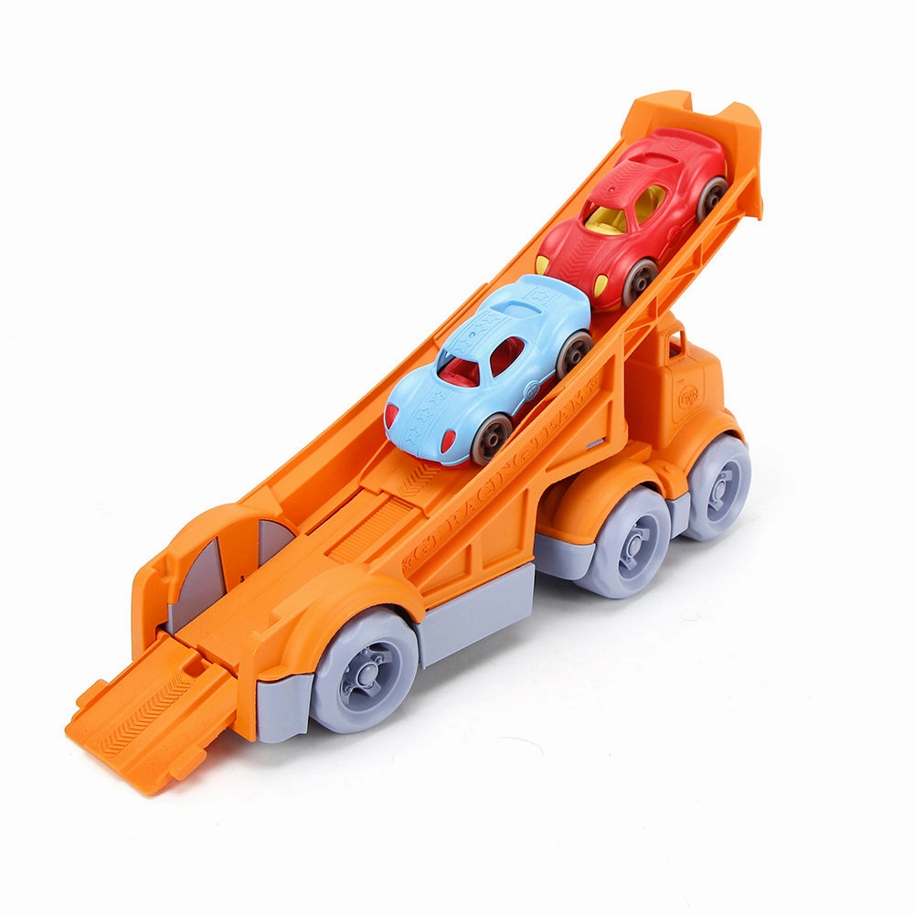 Racing Truck with 2 Race Cars - DAMAGED BOX