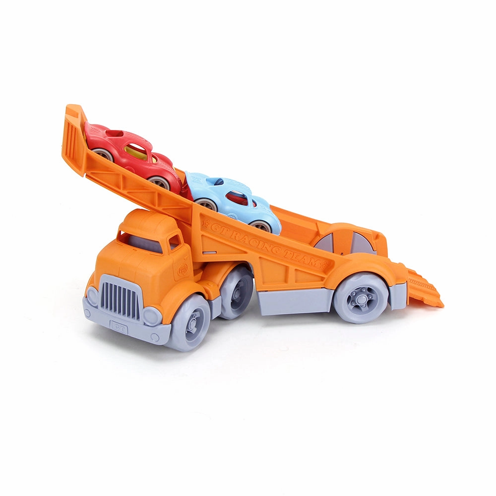 Racing Truck with 2 Race Cars - DAMAGED BOX
