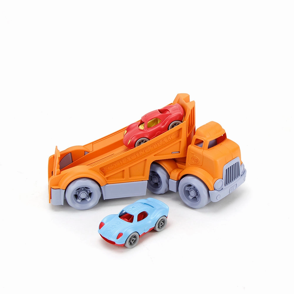 Racing Truck with 2 Race Cars - DAMAGED BOX