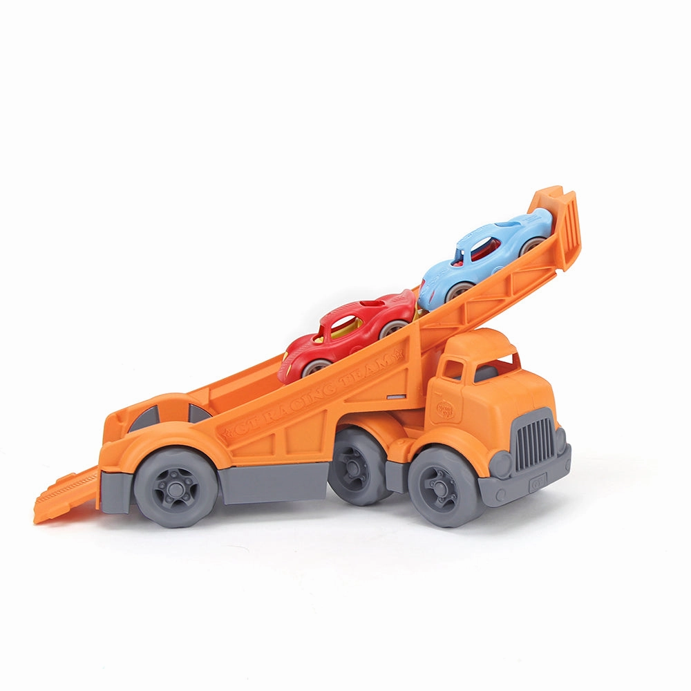 Racing Truck with 2 Race Cars - DAMAGED BOX