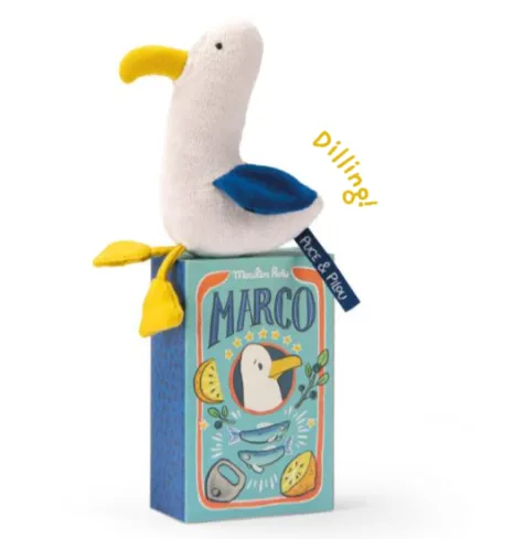 Rattle - Seagull - Puce & Pilou