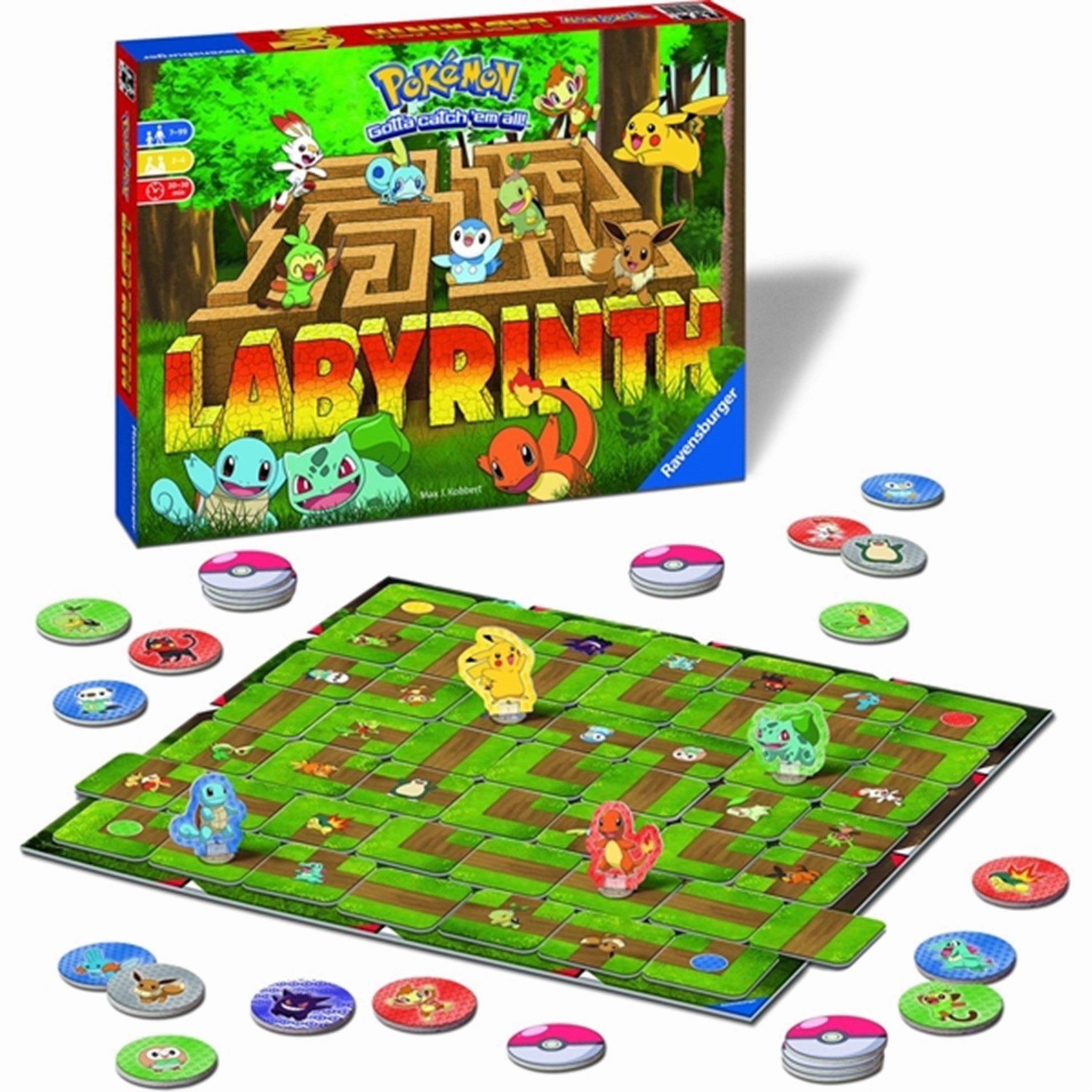 Ravensburger Pokmon Labyrint Brtspil