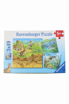Ravensburger Puzzle 3x49 pc Animals O/S (5 )