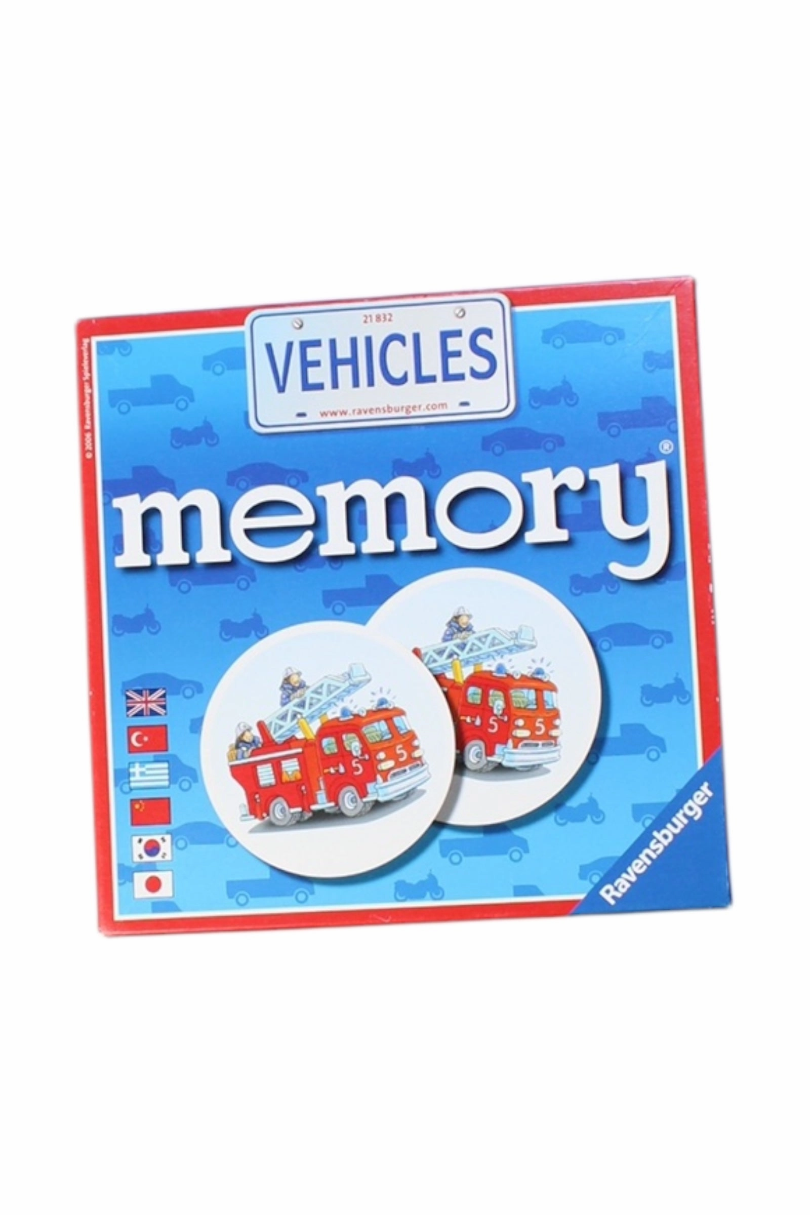 Ravensburger Vehicles Memory Game O/S
