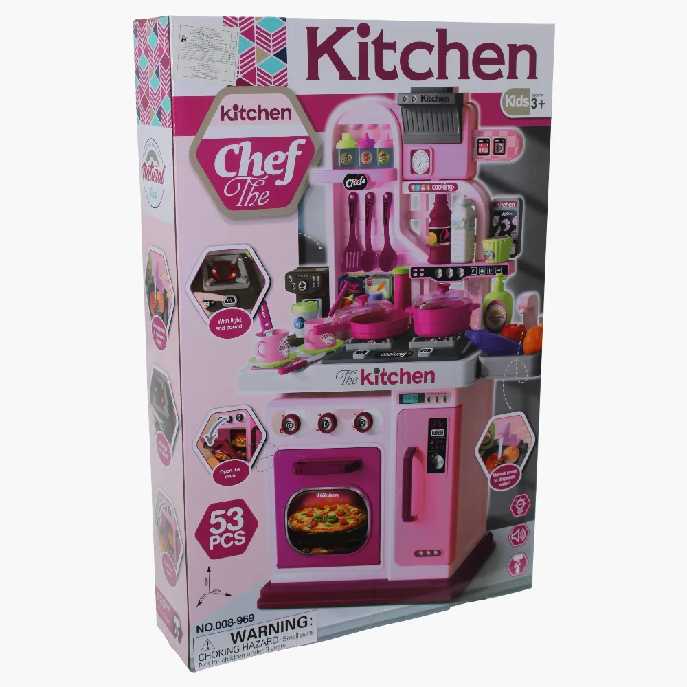 Realistic Kitchen Set  With Lights & Music