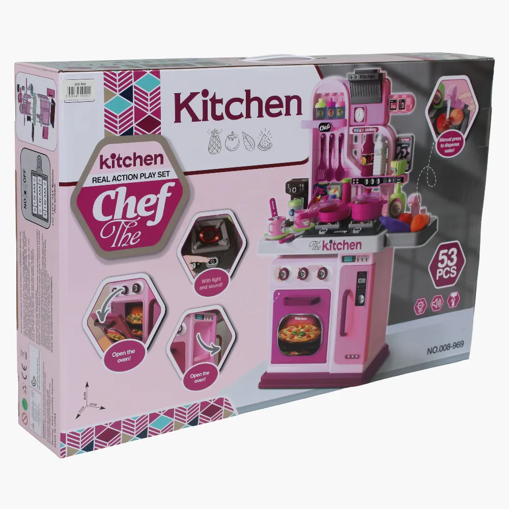 Realistic Kitchen Set  With Lights & Music