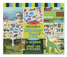 Reusable Sticker Pad - Habitats