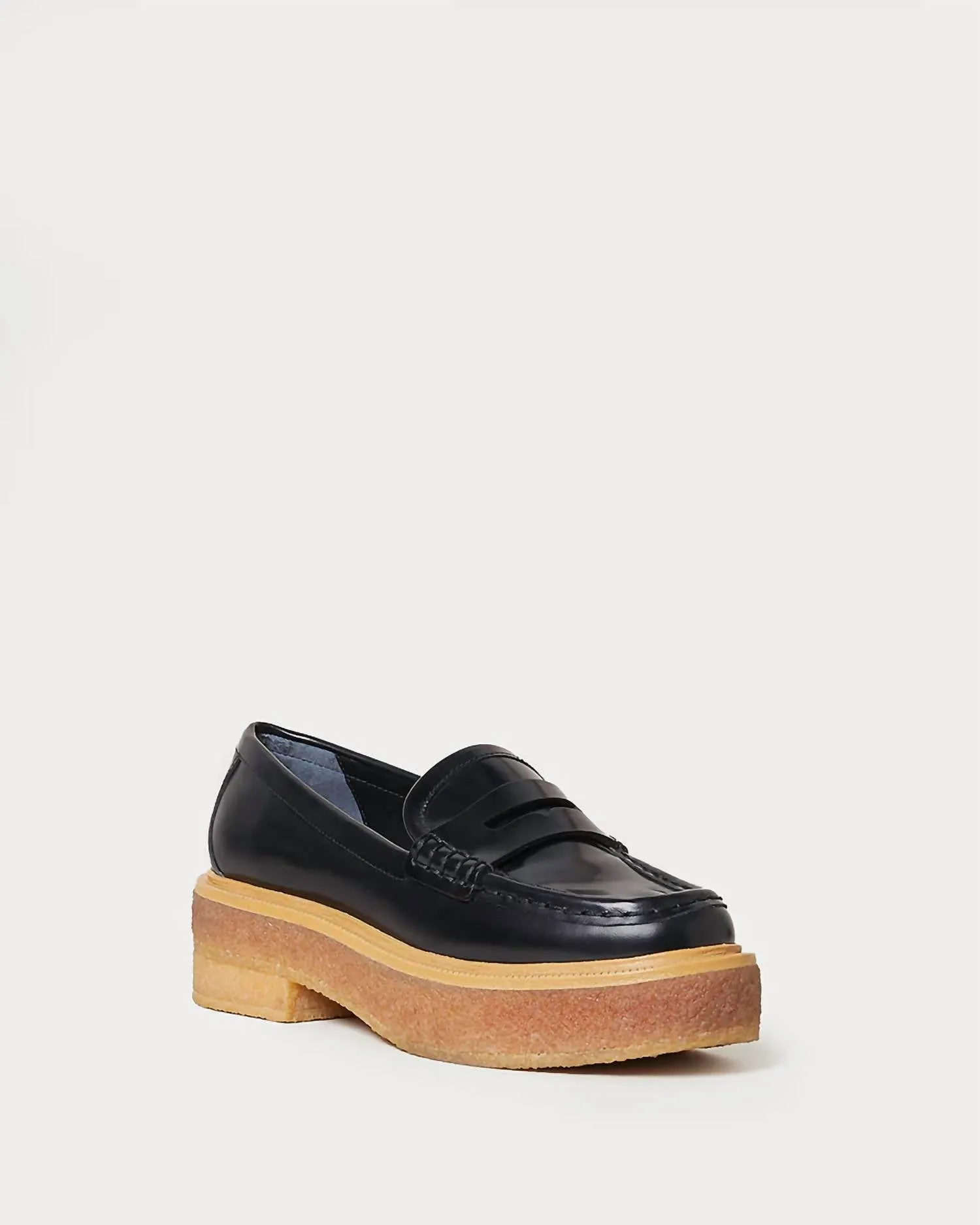 Rikki Black Platform Loafer