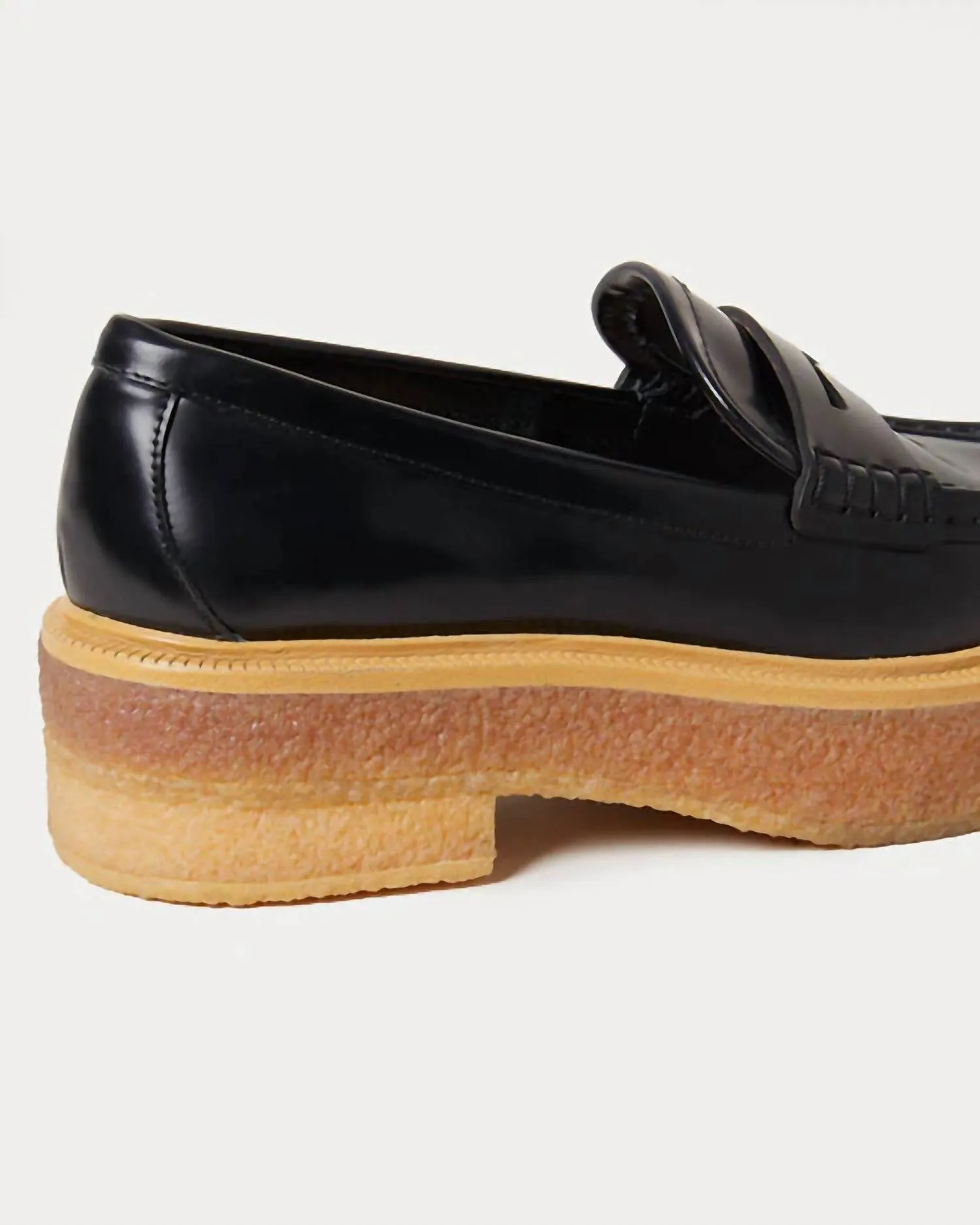 Rikki Black Platform Loafer