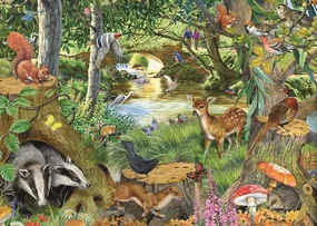 Riverside Glade - BIG 500 Piece Jigsaw Puzzle