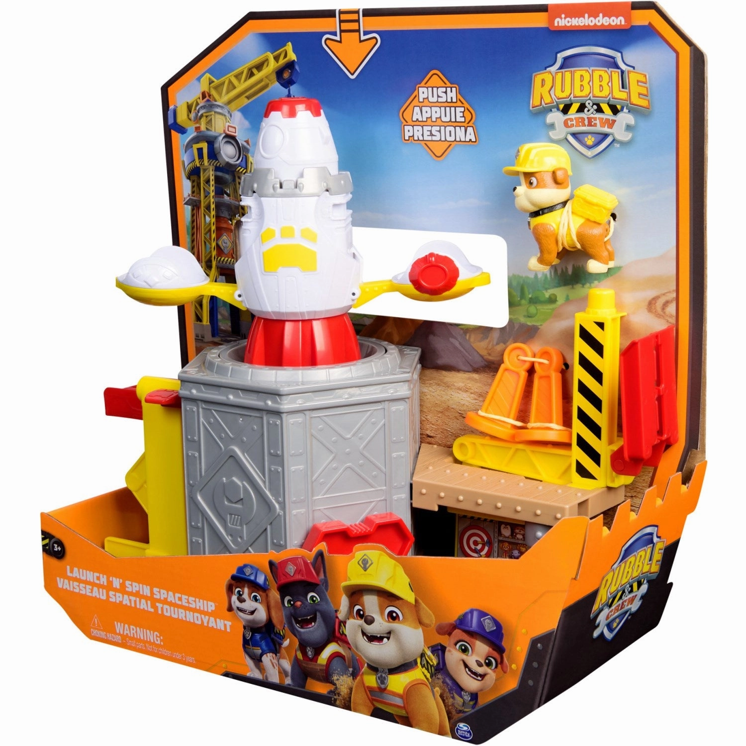 Rubble & Crew Launch N Spin Spaceship