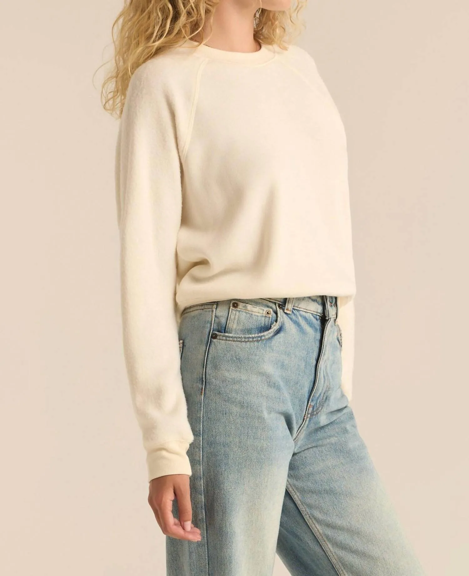 Saldana Reverse Fleece Top