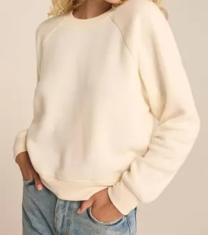 Saldana Reverse Fleece Top