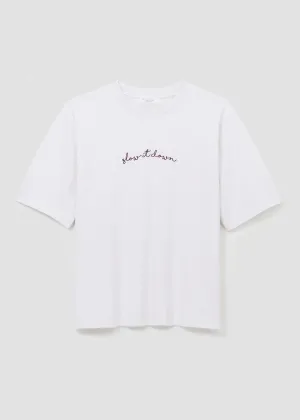 Samira Organic Cotton Top in White