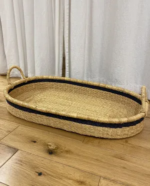 Savanna Flat Basket in Natural