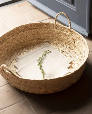 Savanna Spinner Basket in Natural