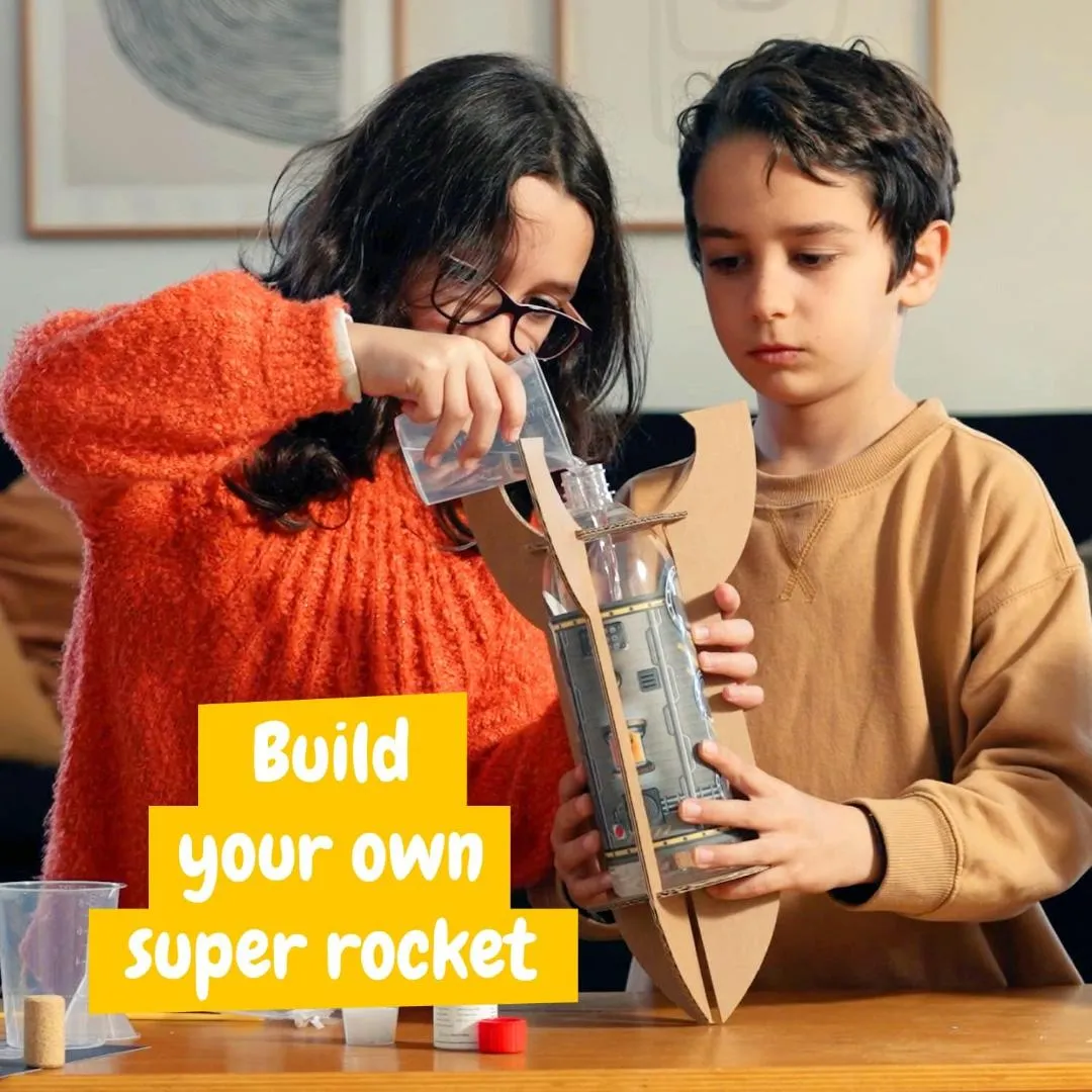 Science4You Super Rocket Launcher Children's STEM Activity Educational Science Kit