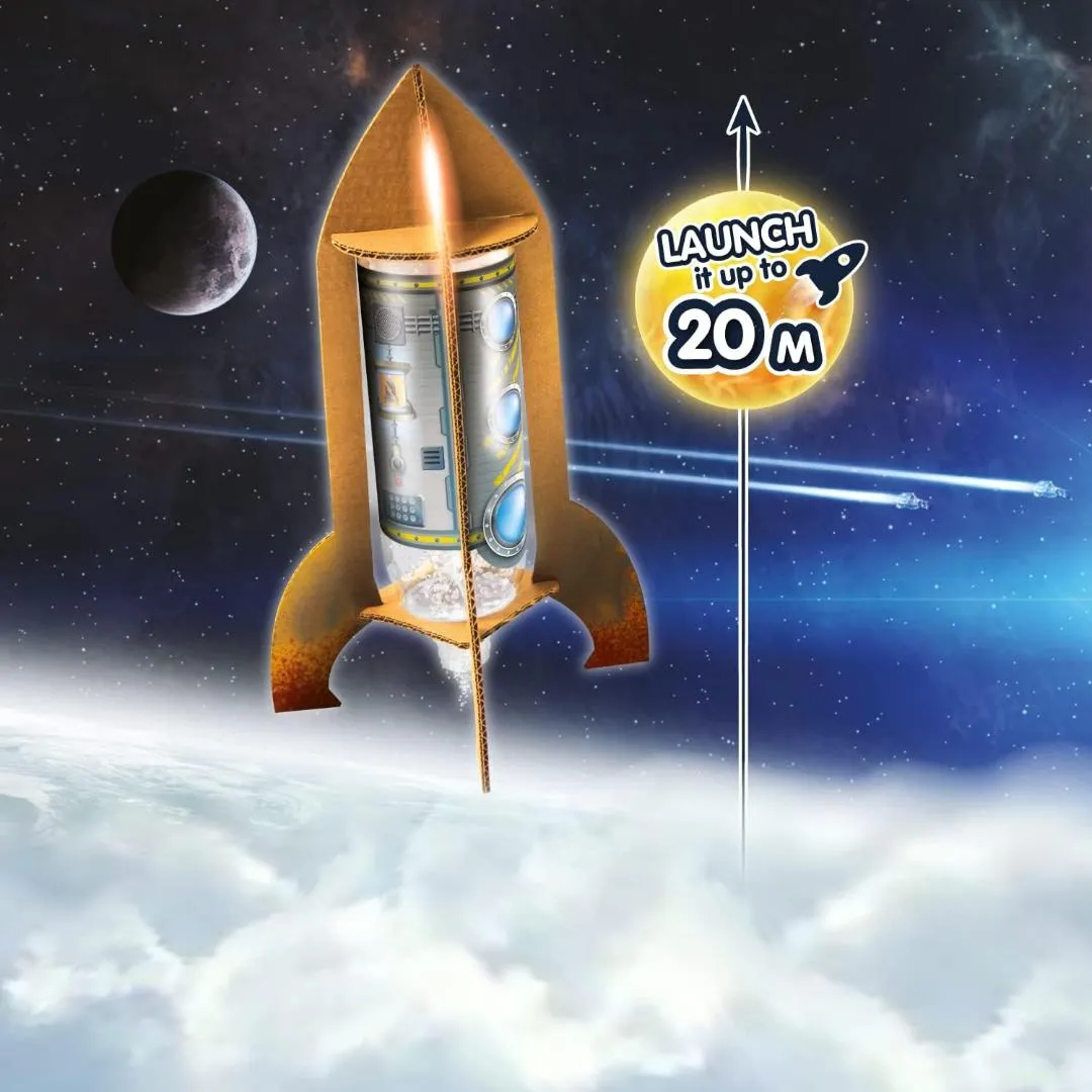 Science4You Super Rocket Launcher Children's STEM Activity Educational Science Kit