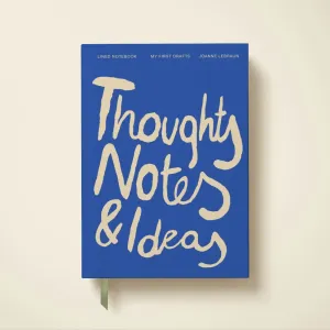 Scribble & Scrawl Hardcover Lined Notebook - Blue