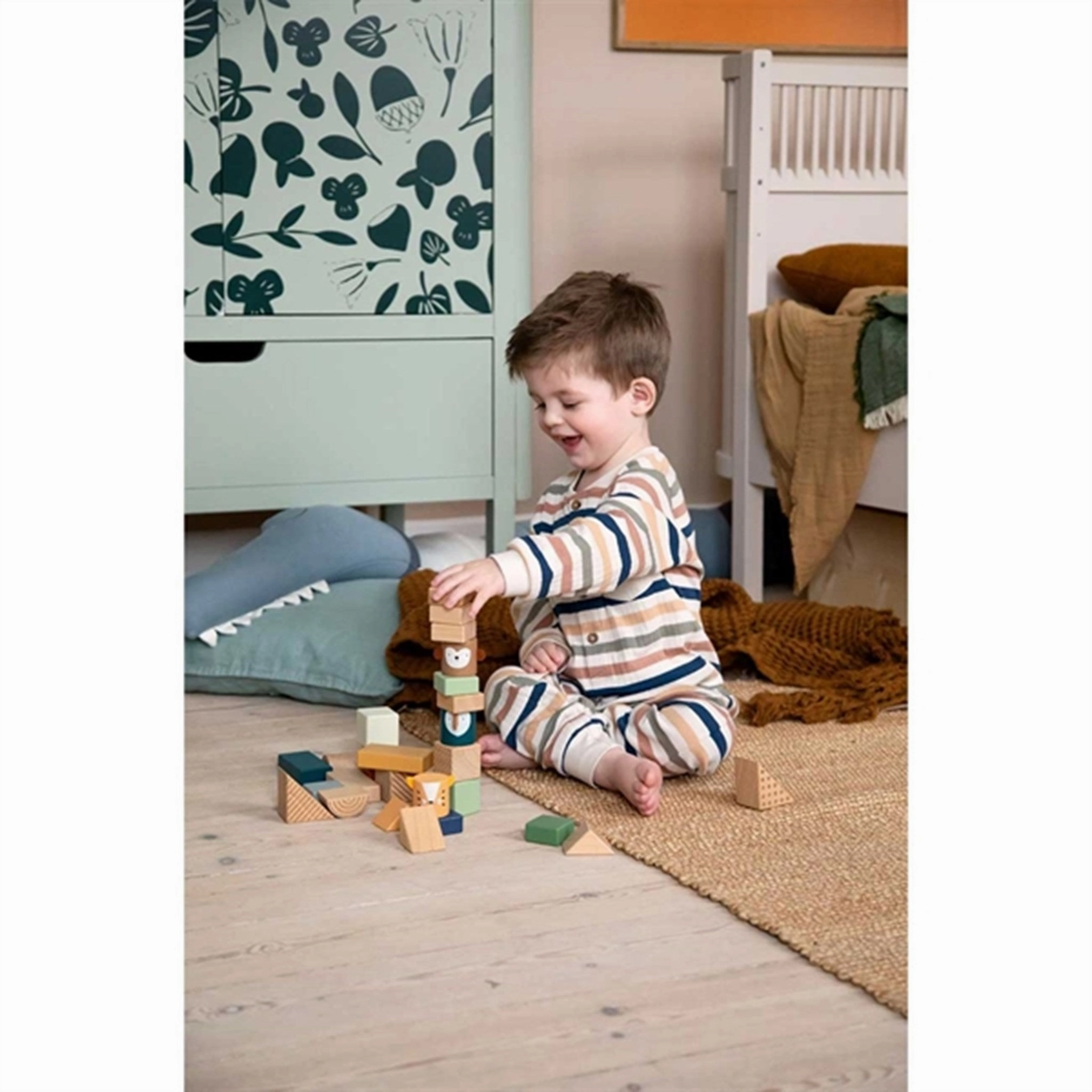 Sebra Building Blocks Totem Wildlife Animals