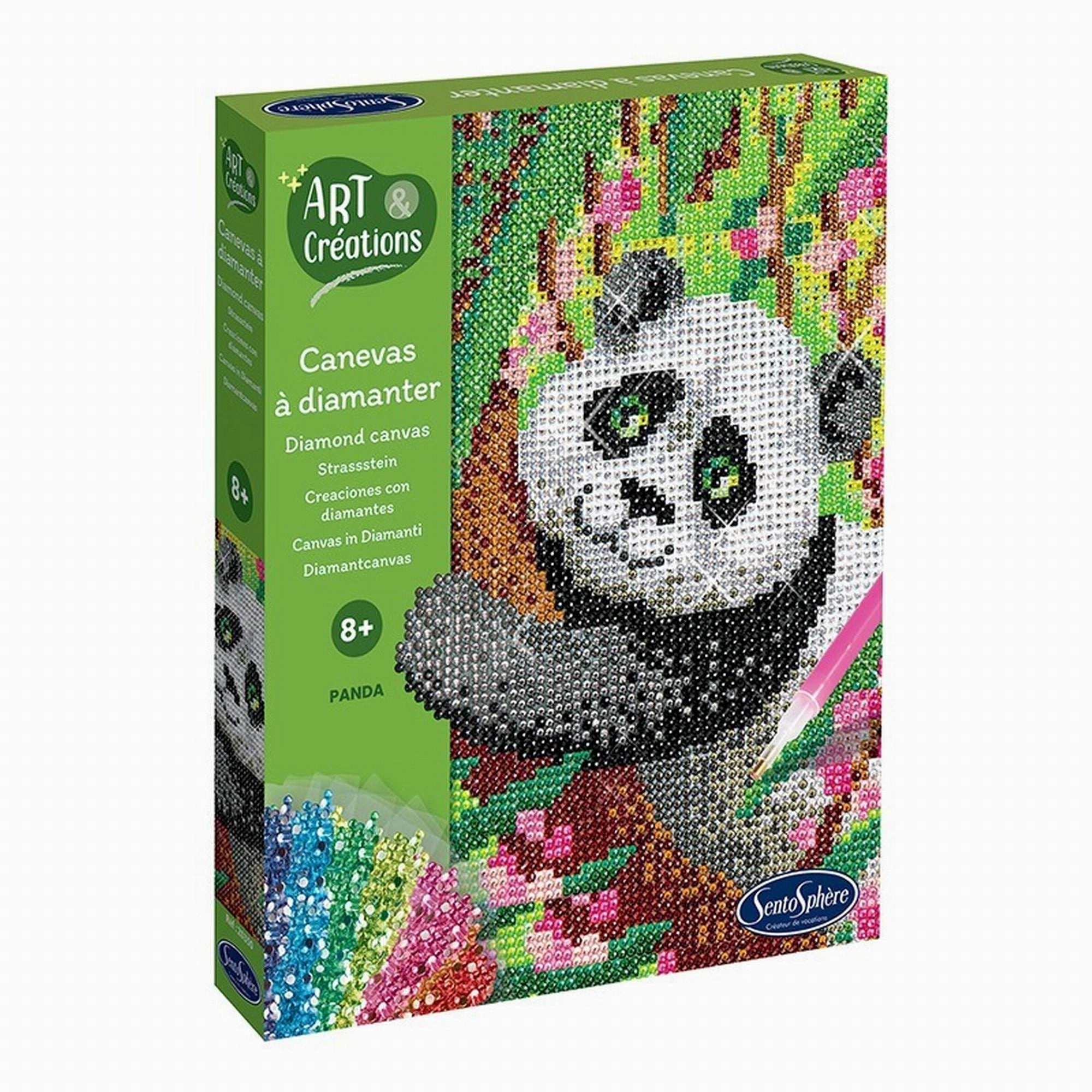 Sentosphre Art & Creations  Canevas a Diamanter  Panda