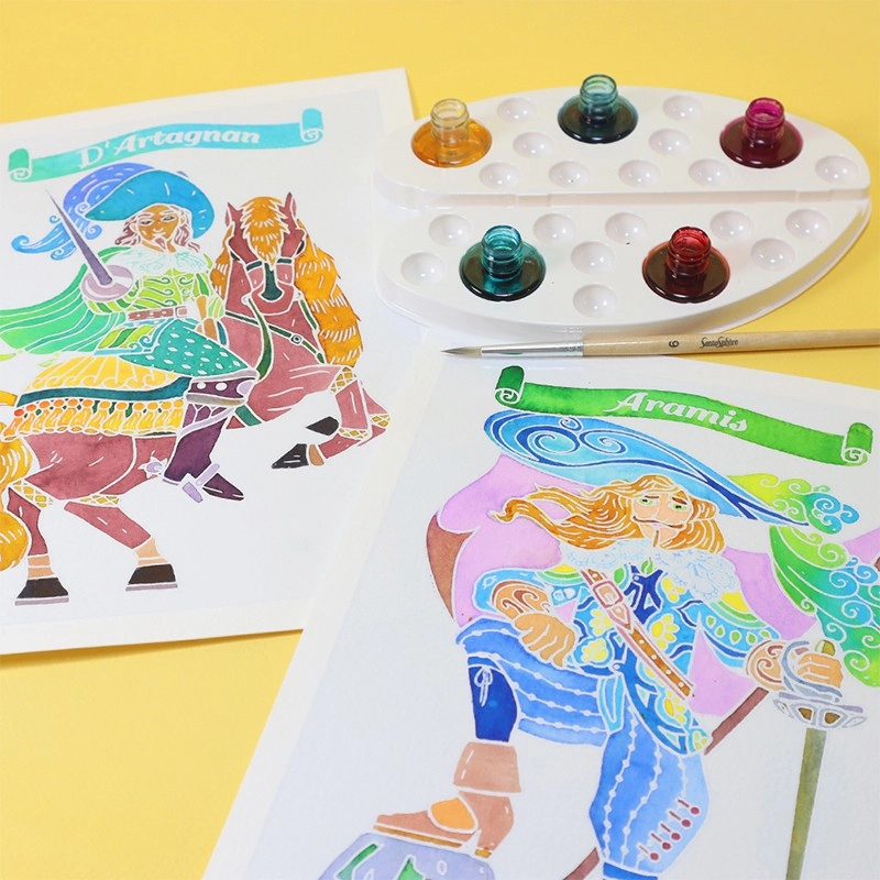 SentosphreAquarellum Junior  Les 3 Mousquetaires