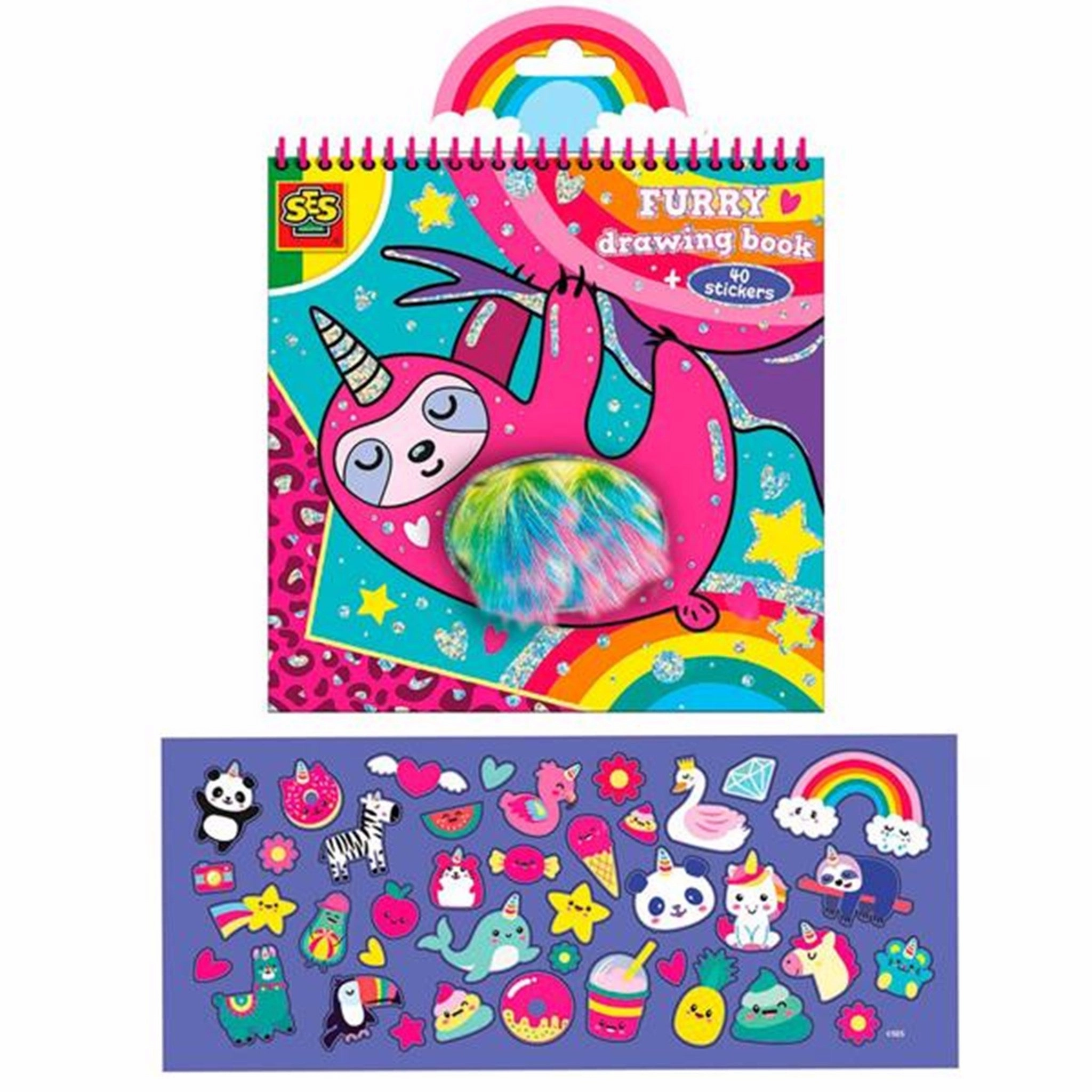 SES Creative Furry Coloring Book