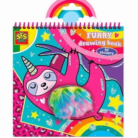SES Creative Furry Coloring Book