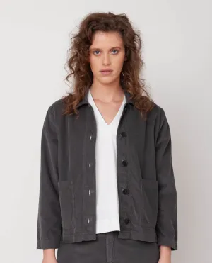 Sharon Organic Cotton Jacket In Slate