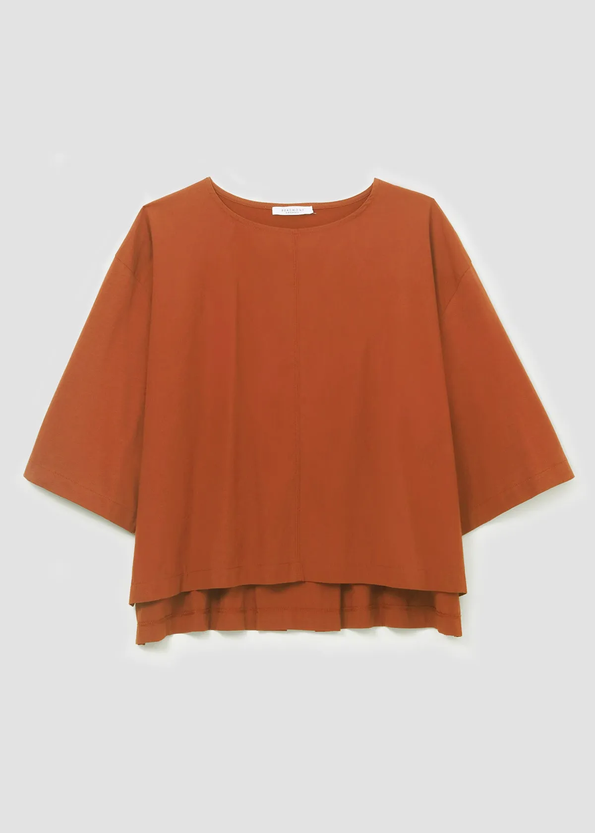 Shay Organic Cotton Top in Russet