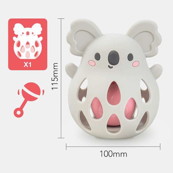 Silicone Rattle - Koala