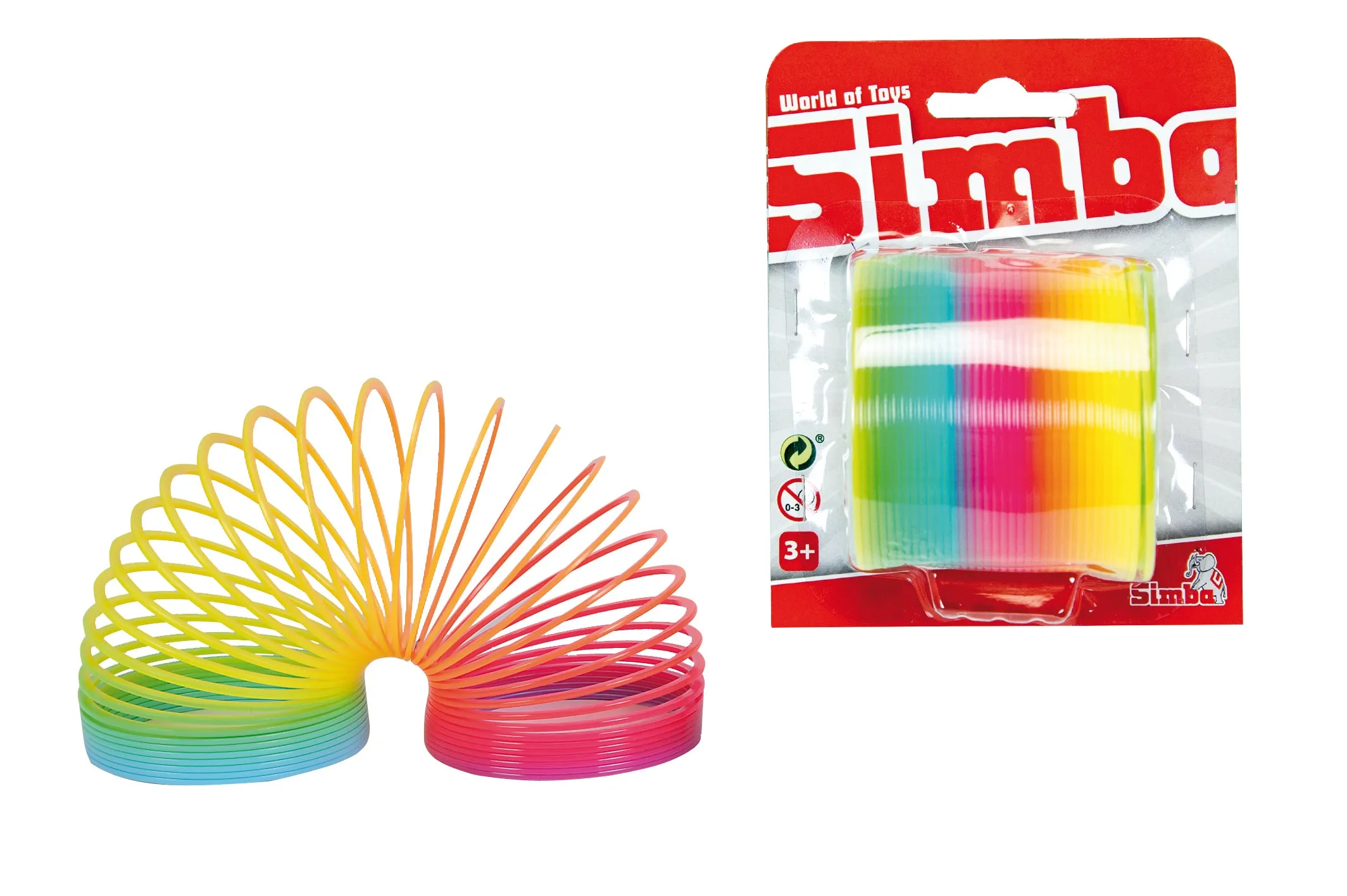 SIMBA - WORLD OF TOYS MAGIC COLOR SPRING- BASIC 6CM