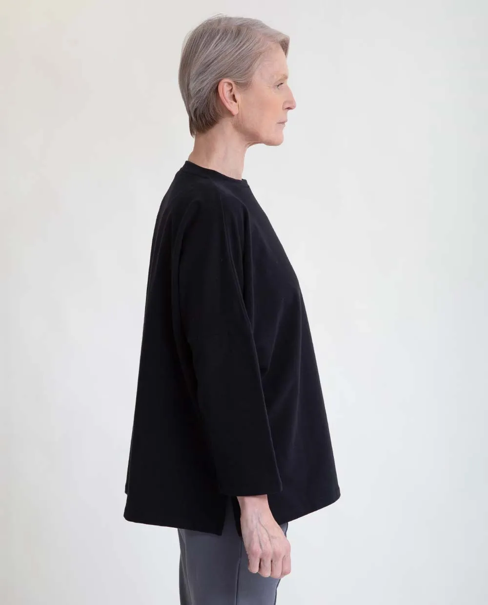 Soma Organic Cotton Sweatshirt In Black
