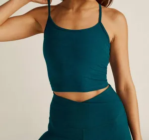 Spacedye Slim Racerback Cropped Tank Top