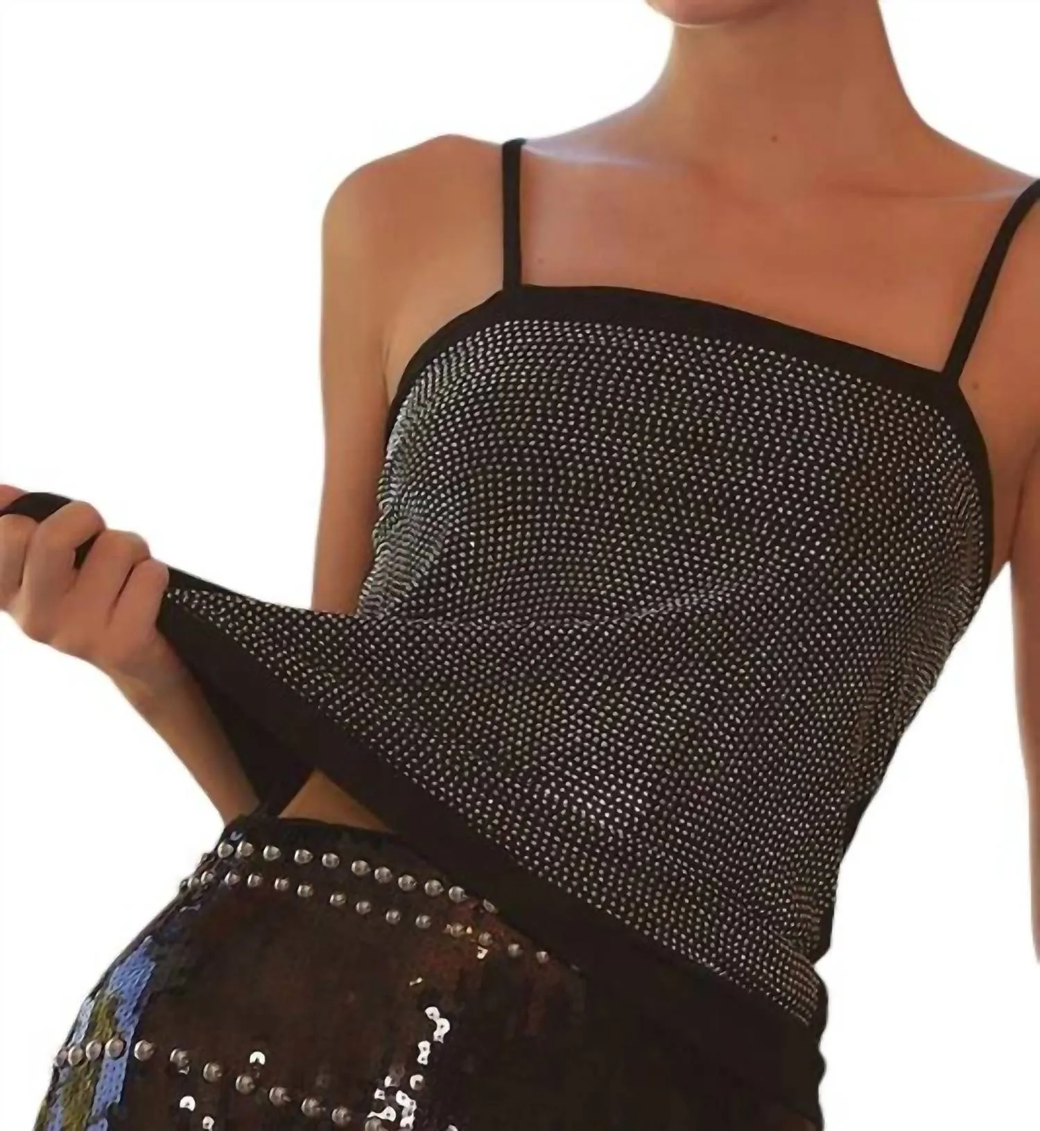 Sparkle Rhinestone Cami Top