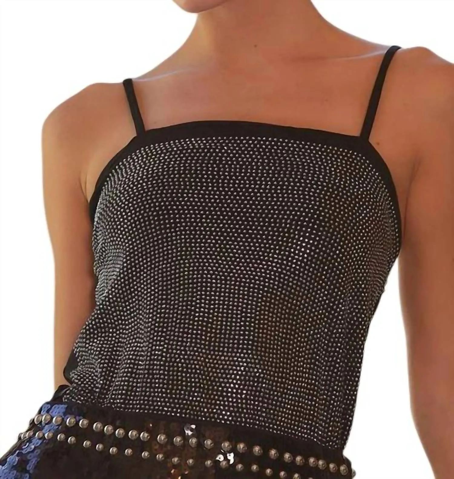 Sparkle Rhinestone Cami Top