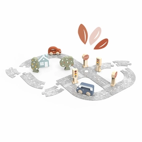 Speedy Monkey Car Track Puzzle