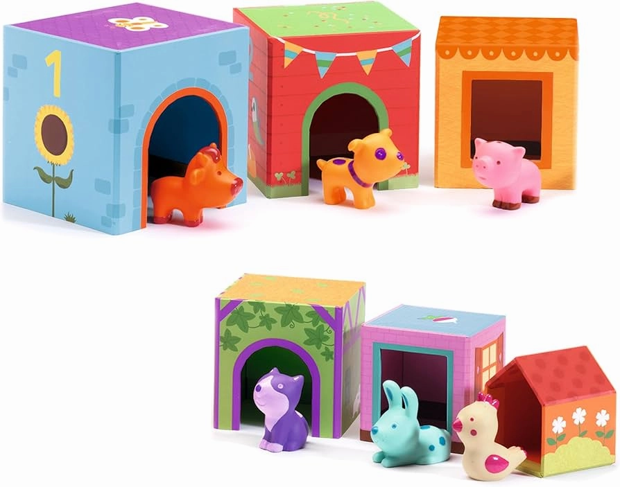 Stacking Block Set Topanifarm Djeco