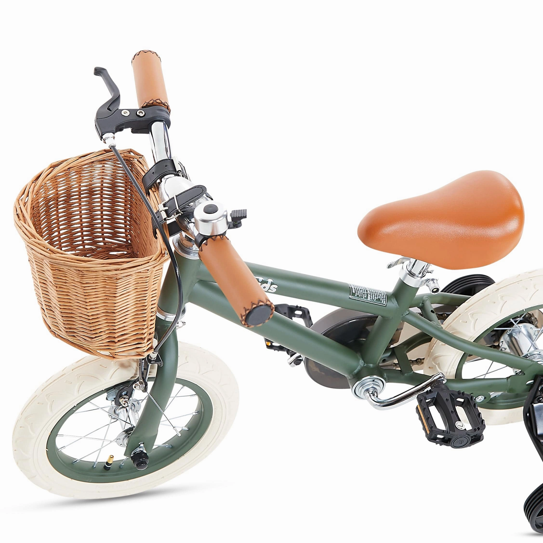 Steel Pedal Bike with Carry Strap Bundle